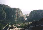 Mile Gojsalic monument - located above river Cetina