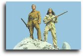 Winnetou and Old Shatterhand in a movie scene